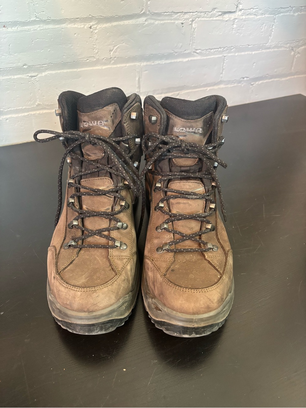 Lowa Brown Leather Men's Hiking Boots